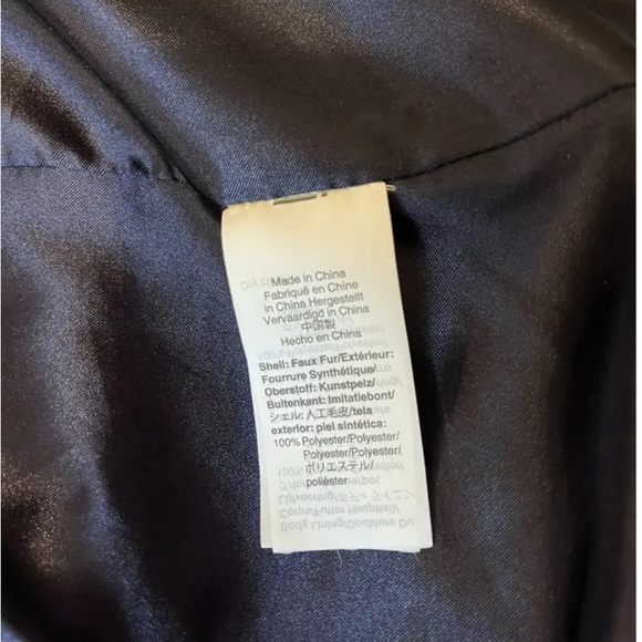 Faux fur mauve/pink coat from J. Crew, NWT, XXS. - Picture 6 of 6